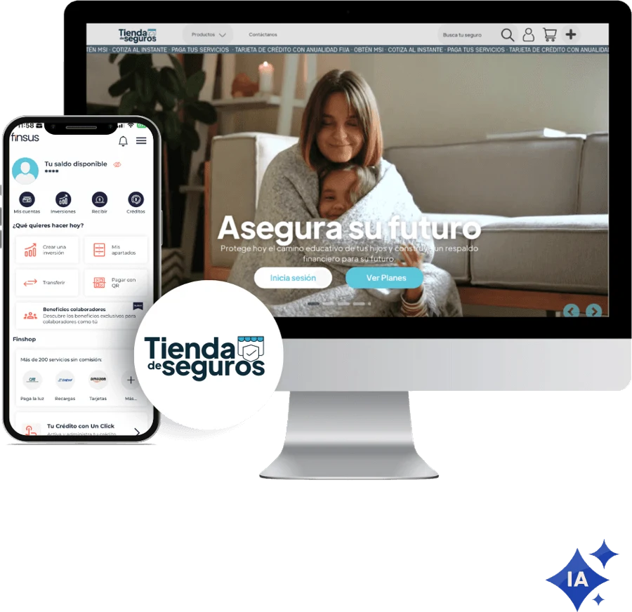 Insurance Store on desktop and mobile